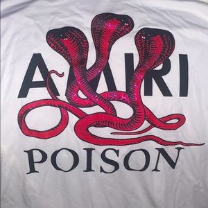 Amiri “poison” size medium tee shirt worn once